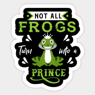 Frogs Prince Sticker